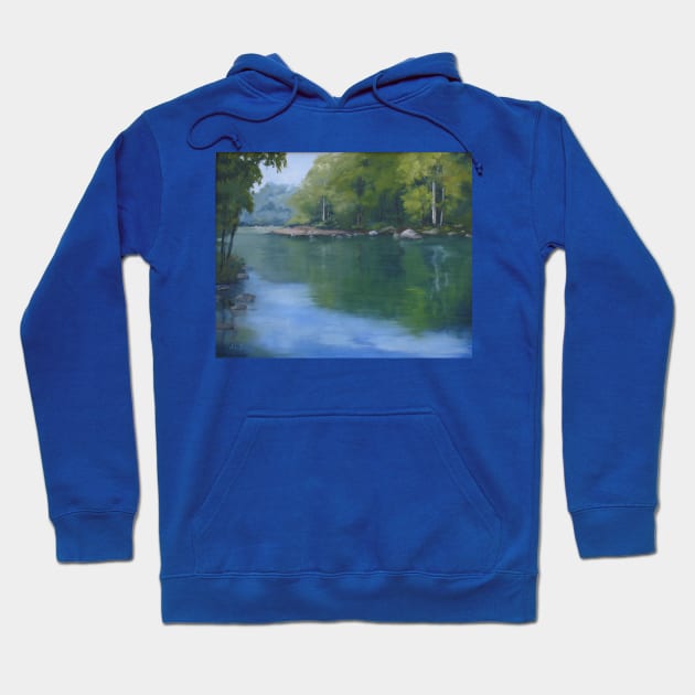 Big Ridge Reflections Hoodie by JoAnn Parsley Feed The Kitty